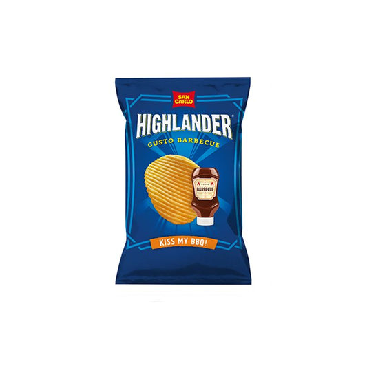 42 confezioni patatine San carlo Highlander barbecue gr 25