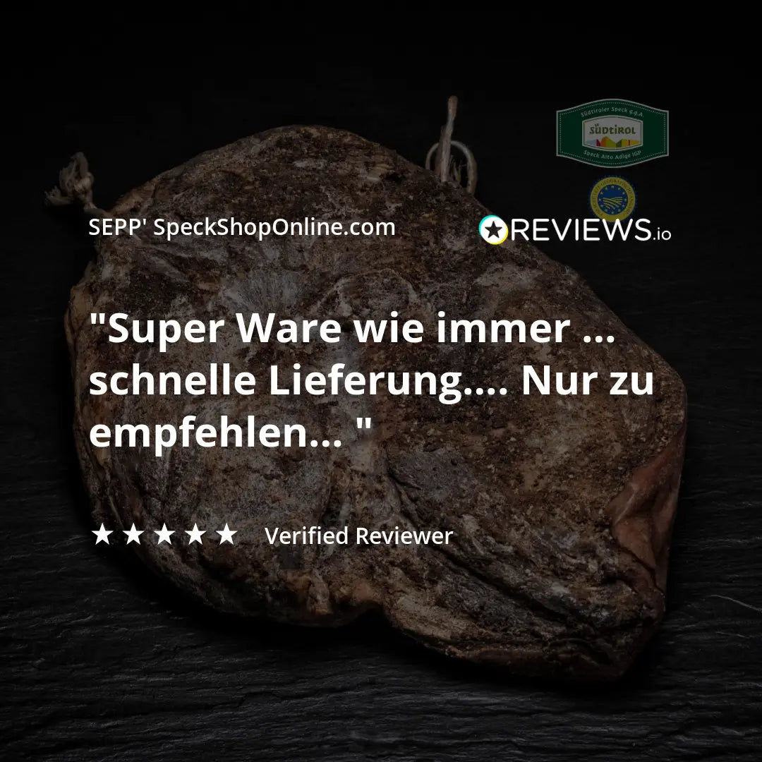 SEPP' Südtiroler Speck g.g.A. - 'Die Ganze Hamme' - Versand kostenlos