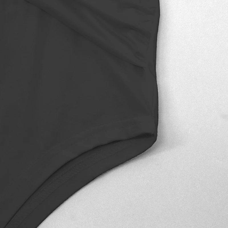 Luana - Body da donna Autunno Nuovo Nero Sexy Backless Corsetto solido Moda sottile Tute incrociate Maniche lunghe Casual Pagliaccetti lavorati a maglia