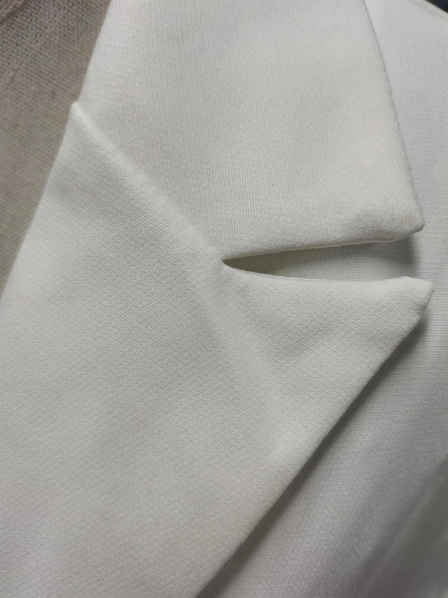 Cate, la giacca elegante da donna, con lacci, vita alta, spalle imbottite, stile casual, colore tinta unita