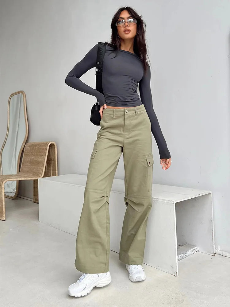 ELY, T-shirt Casual a maniche lunghe da donna primavera autunno solido Slim Fit pullover magliette camicie streetwear donna Base magliette top