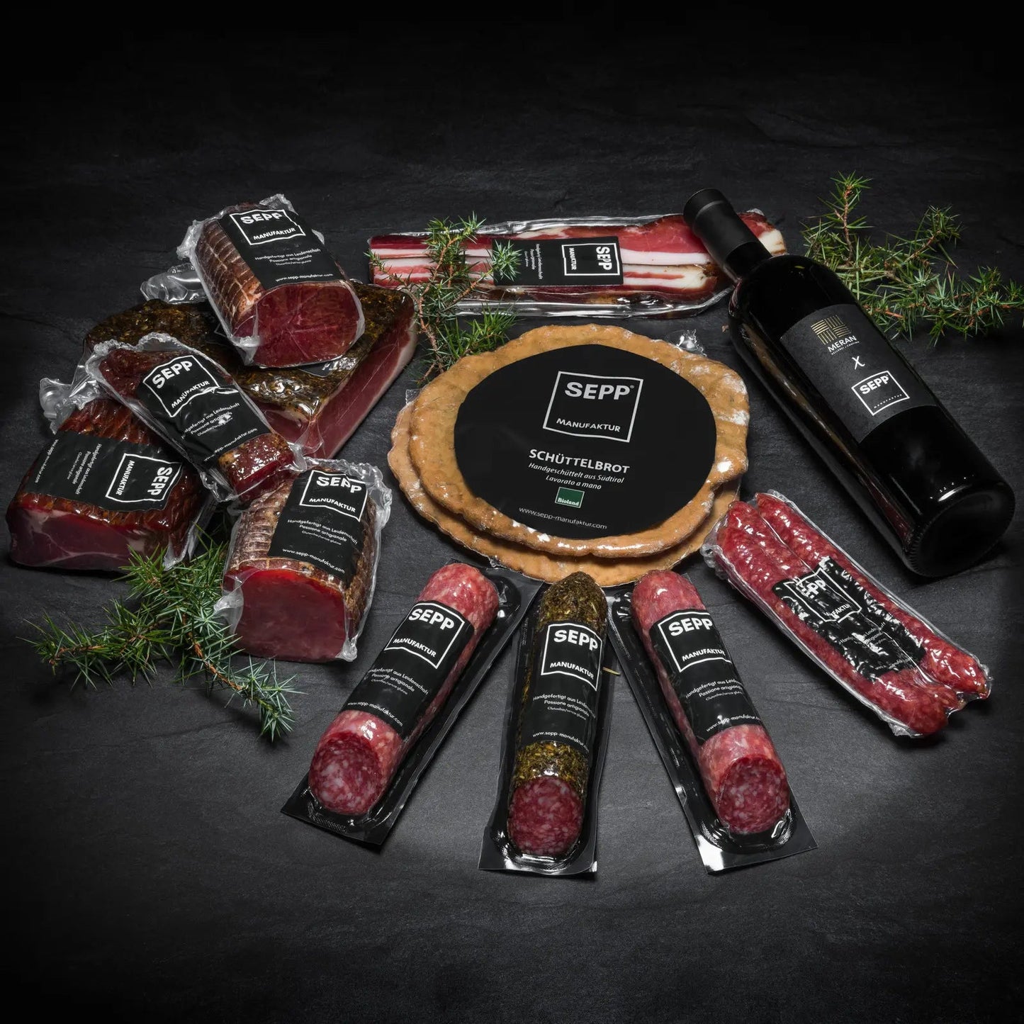 SEPP' Degustationspaket 'Südtirol Premium ROT' - Versand kostenlos