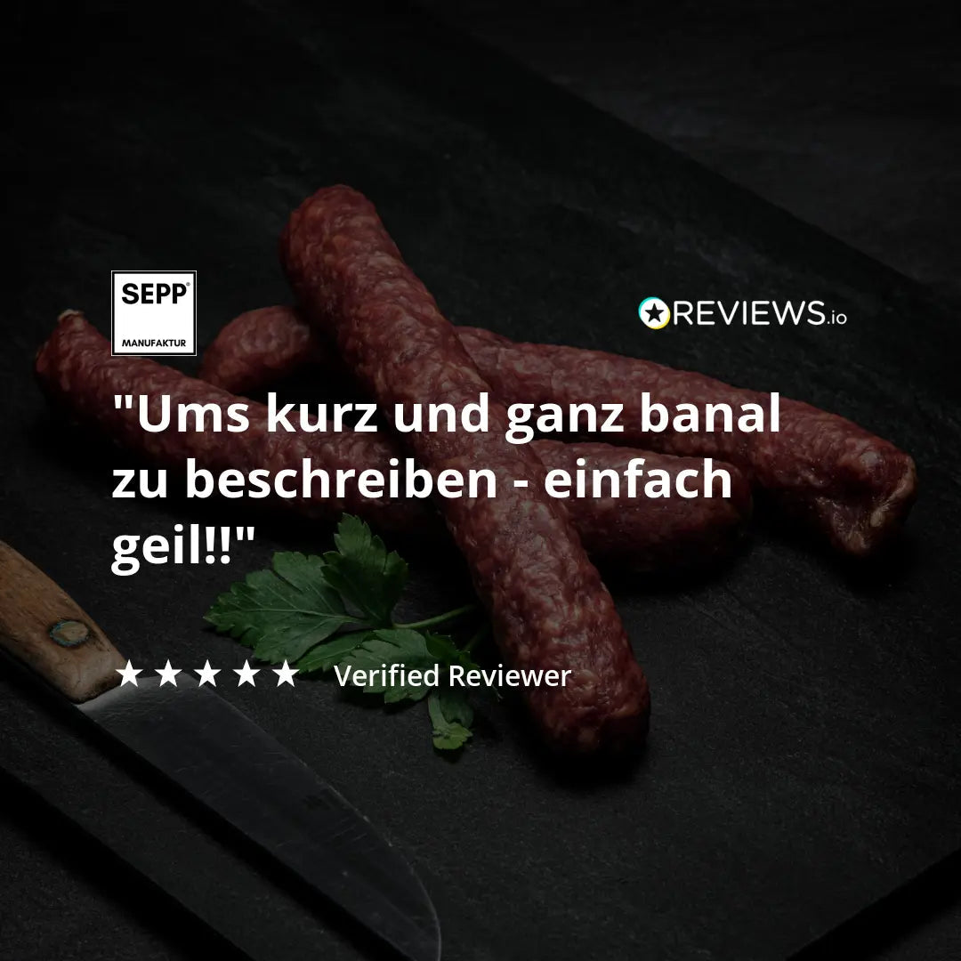 SEPP' Kaminwurzen 'Tradition' (3 Stk.)