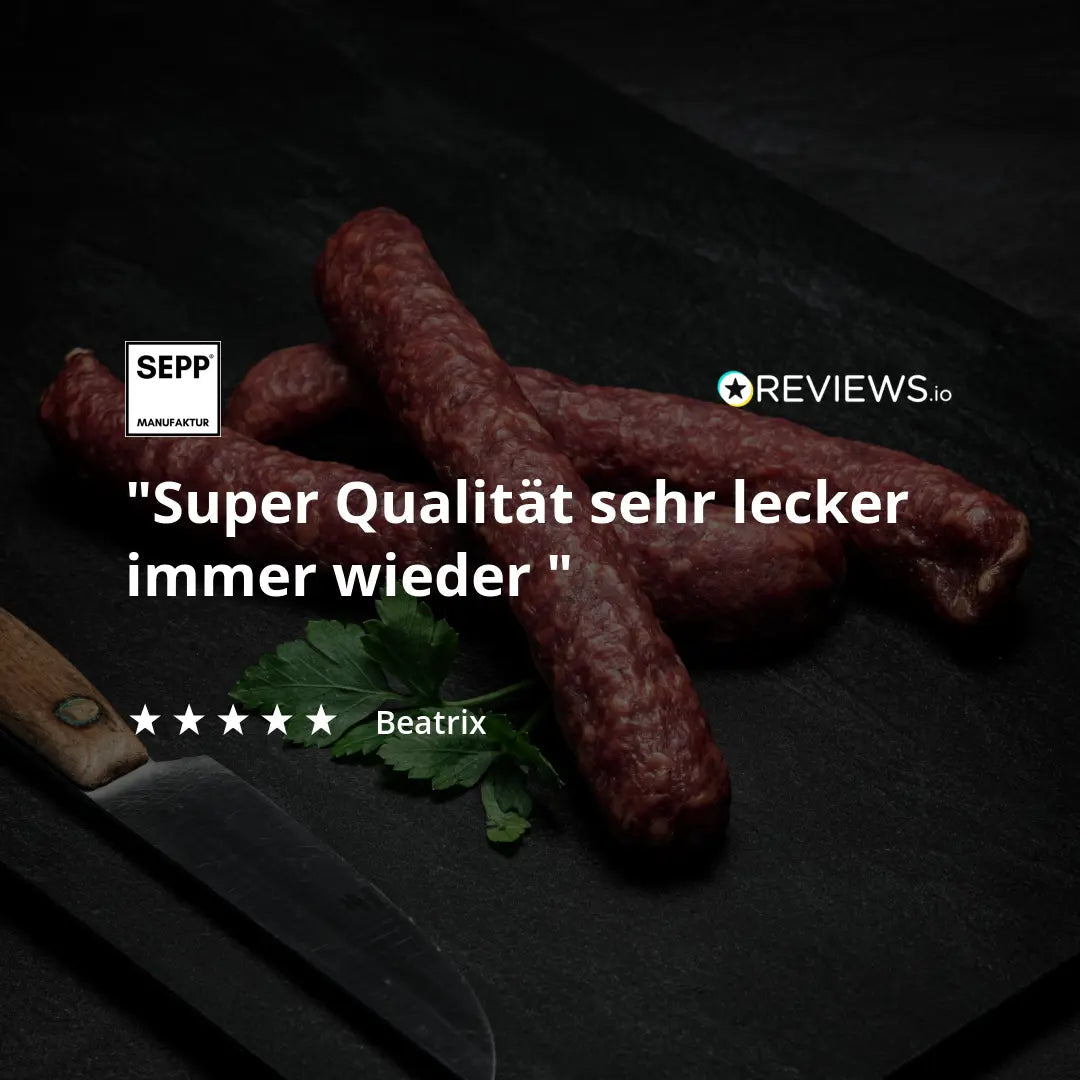 SEPP' Kaminwurzen mit Wildschwein (3 Stk.)