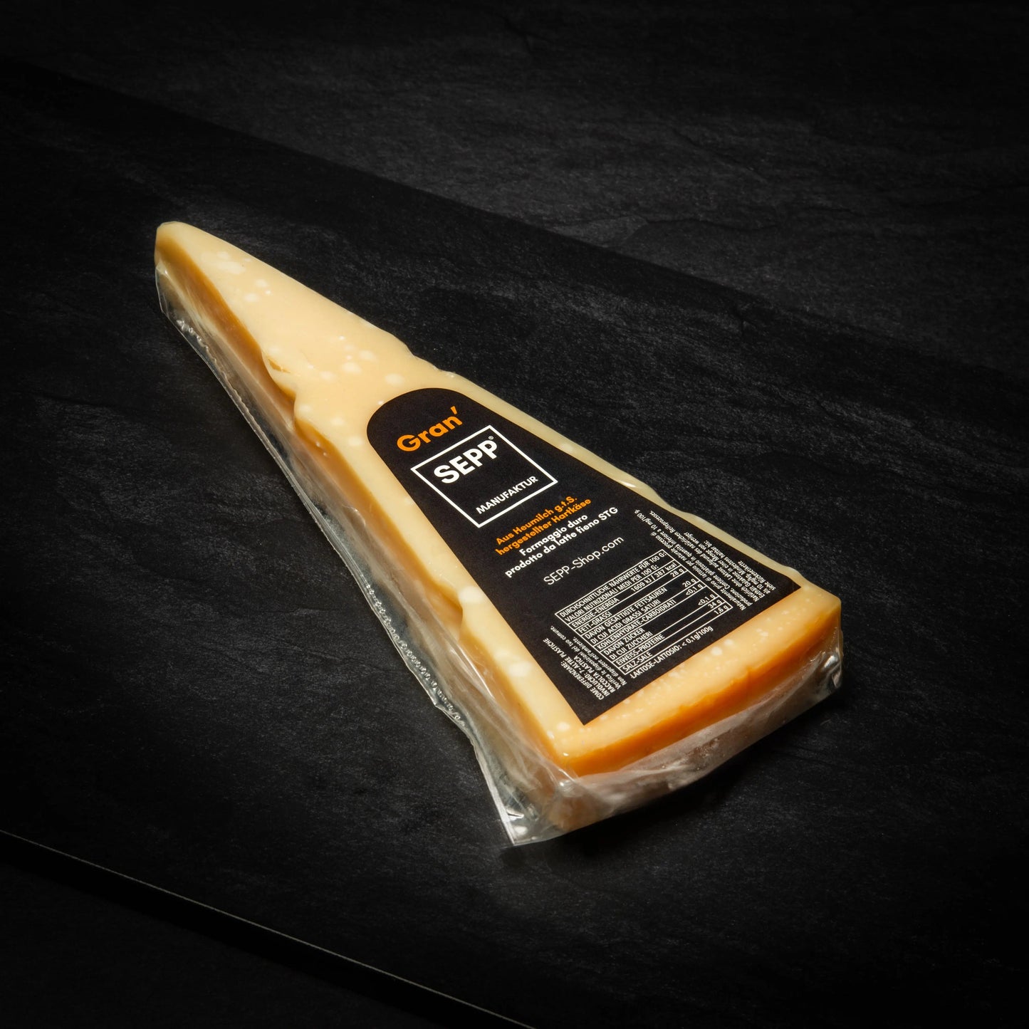 Gran'SEPP Hartkäse aus Bergheumilch