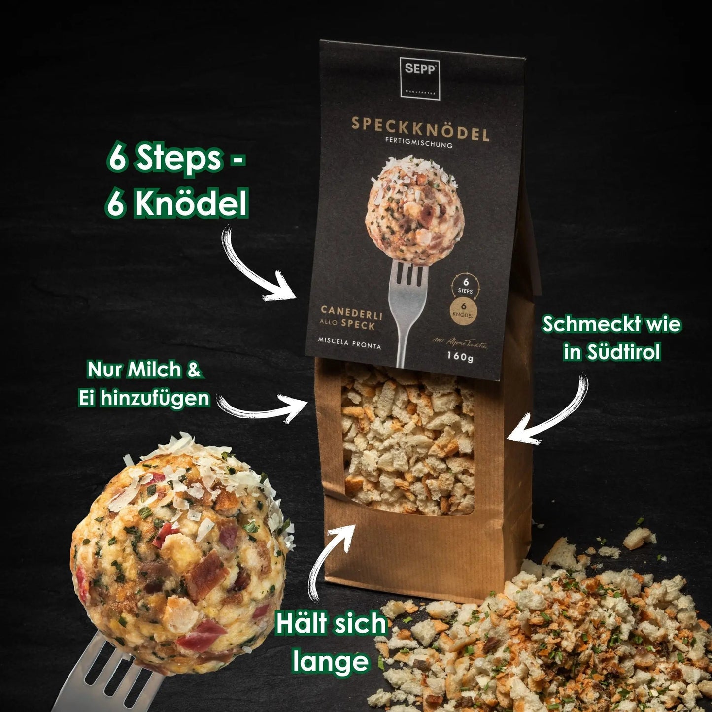 SEPP' Original Speckknödel