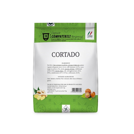Capsule compatibili Nespresso cortado Toda Gattopardo confezione 10 pezzi