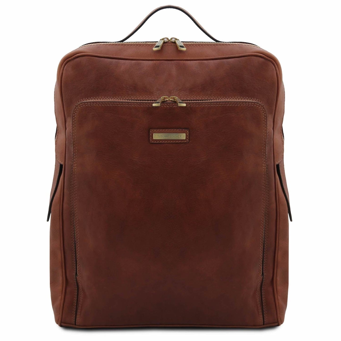 Bangkok - Matte leather laptop backpack - Large size | TL142336