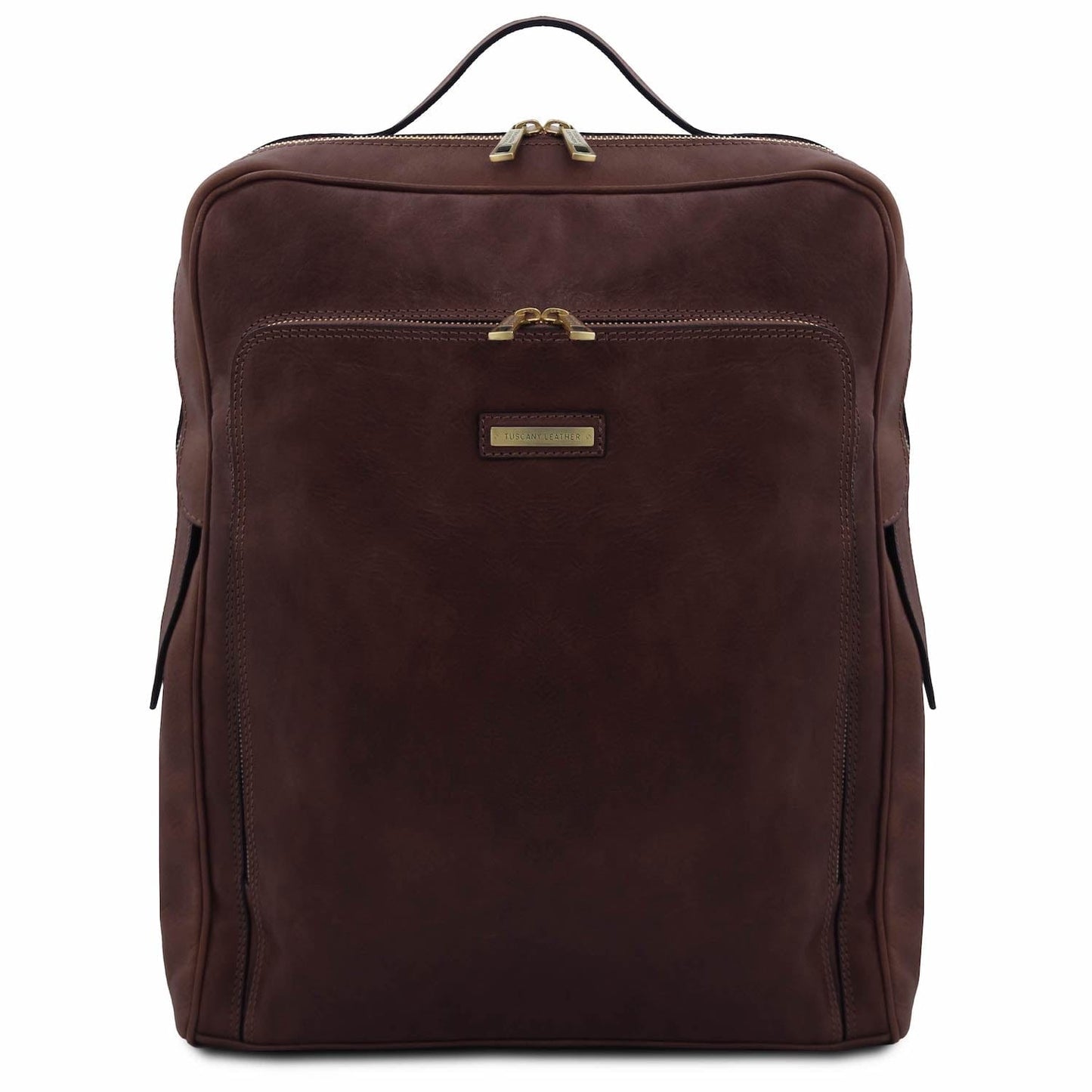 Bangkok - Matte leather laptop backpack - Large size | TL142336