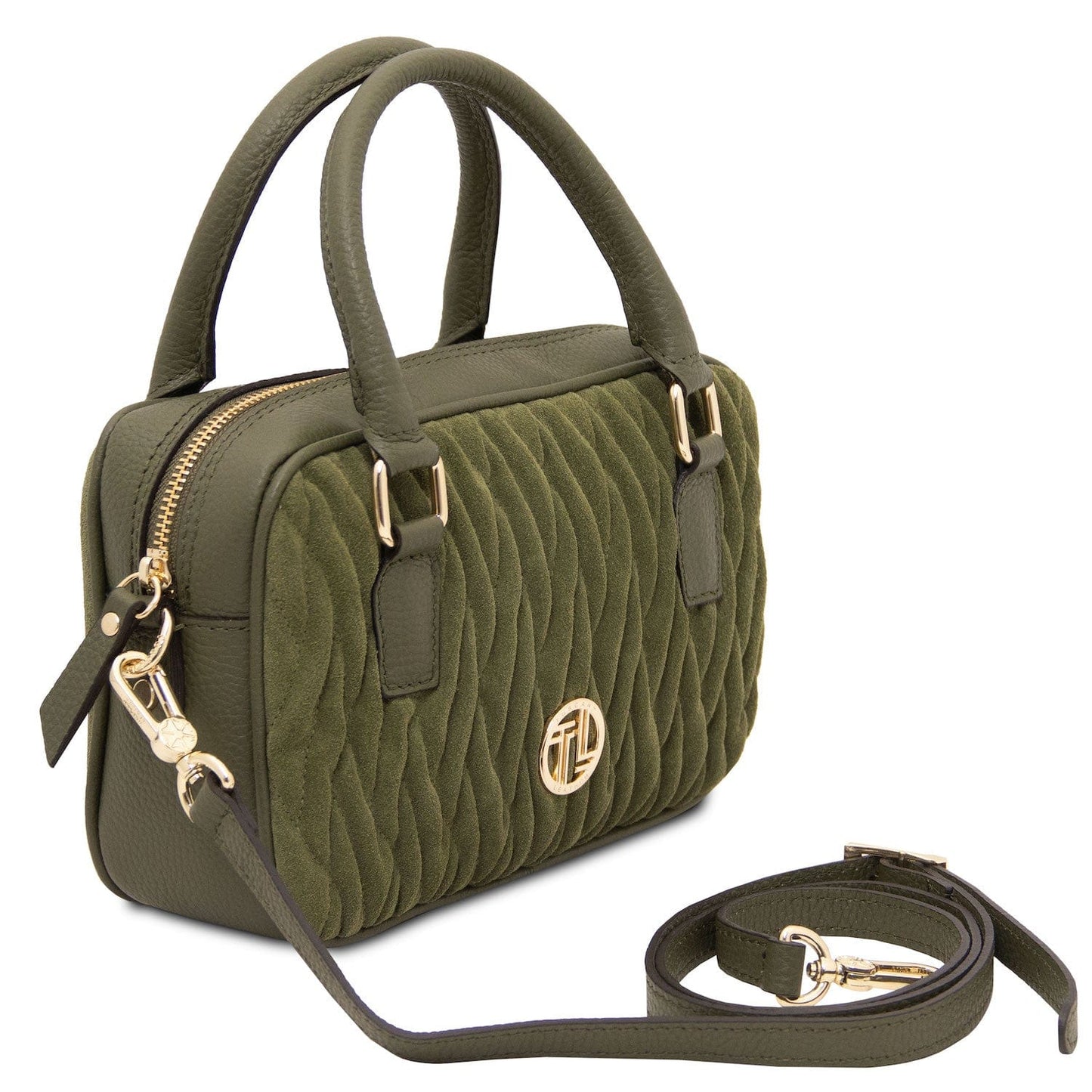 Chantilly - Suede leather handbag | TL142480