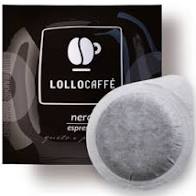 Cialde 44 mm Lollo nera confezione 100 pezzi