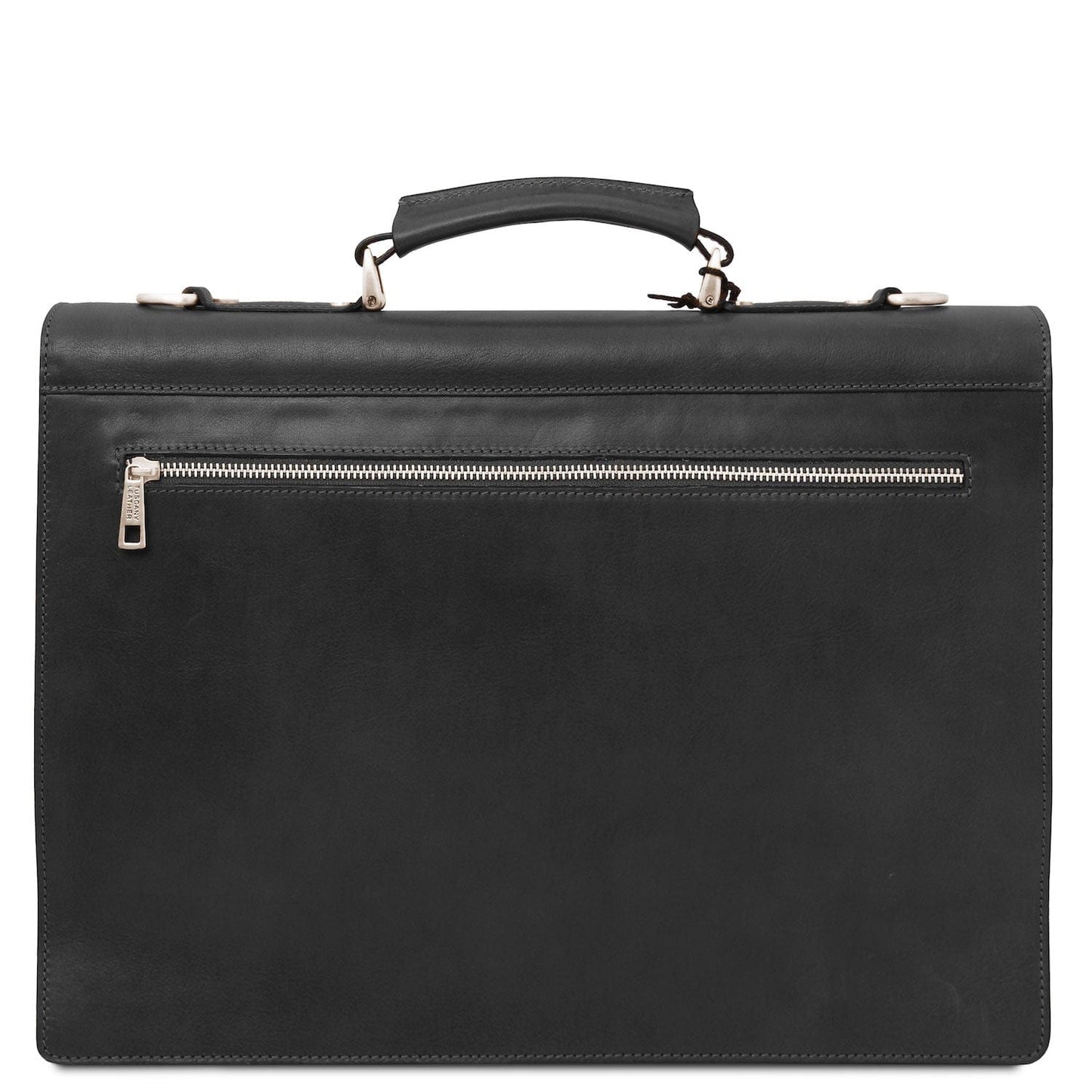 Cremona - 3 compartment matte leather briefcase | TL142448