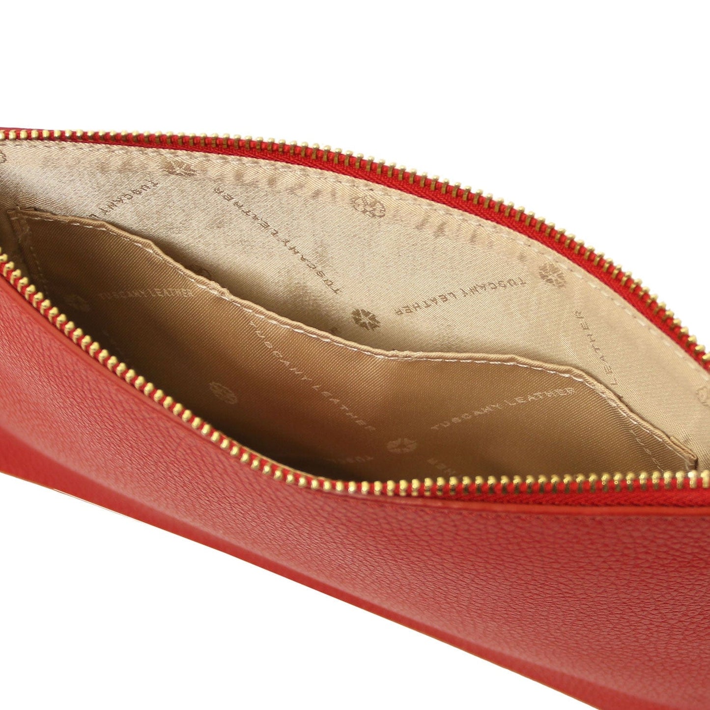 Diva - Leather Pouch Clutch With Chain Strap | TL142461