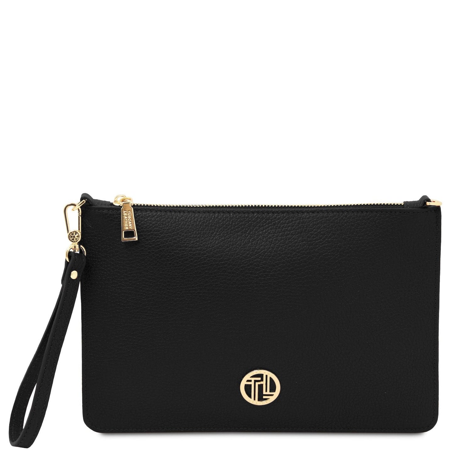 Diva - Leather Pouch Clutch With Chain Strap | TL142461