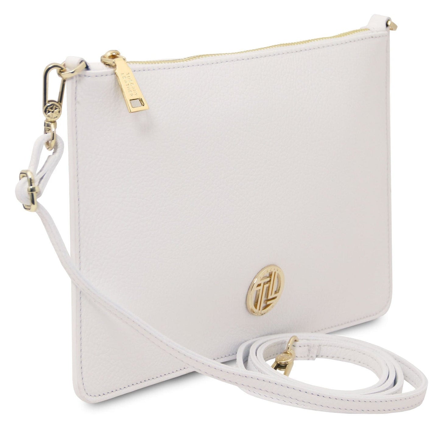 Diva - Leather Pouch Clutch With Chain Strap | TL142461