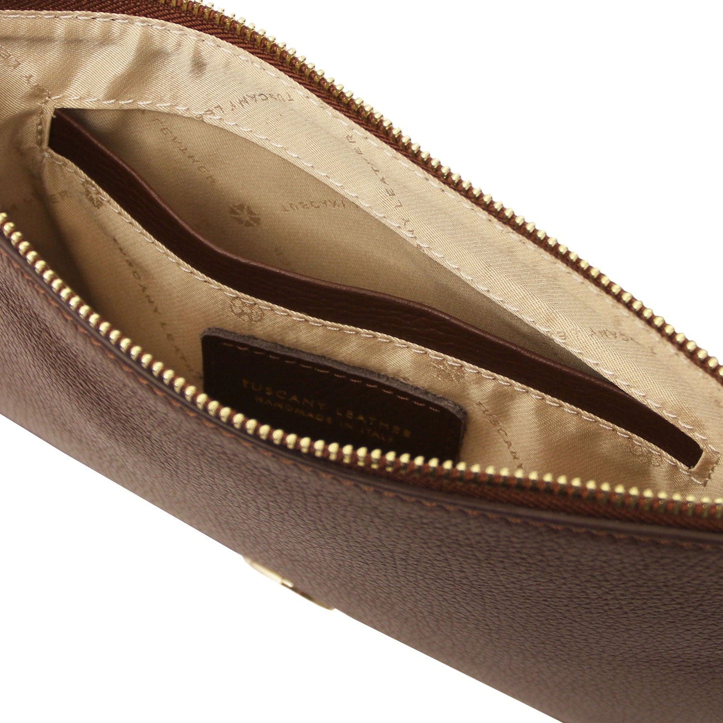 Diva - Leather Pouch Clutch With Chain Strap | TL142461