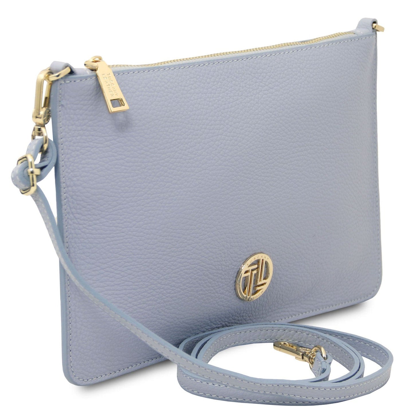 Diva - Leather Pouch Clutch With Chain Strap | TL142461