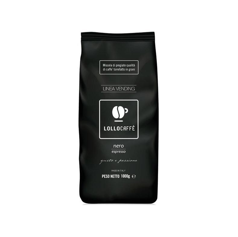 1 kg caffè in grani Lollo nero