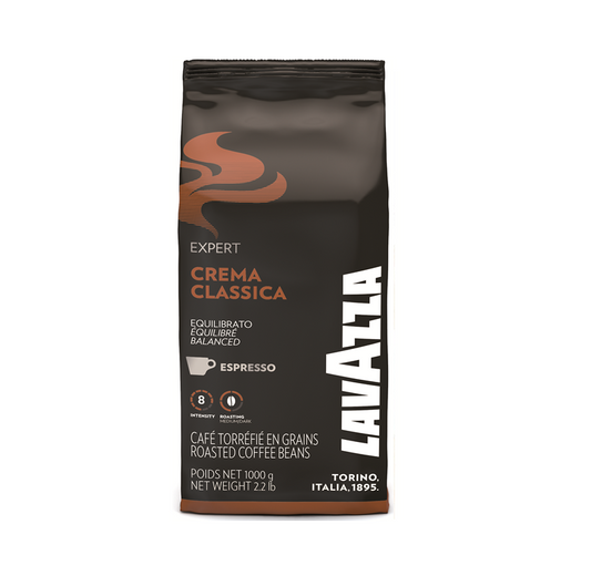 1 kg caffè in grani Lavazza Crema classica