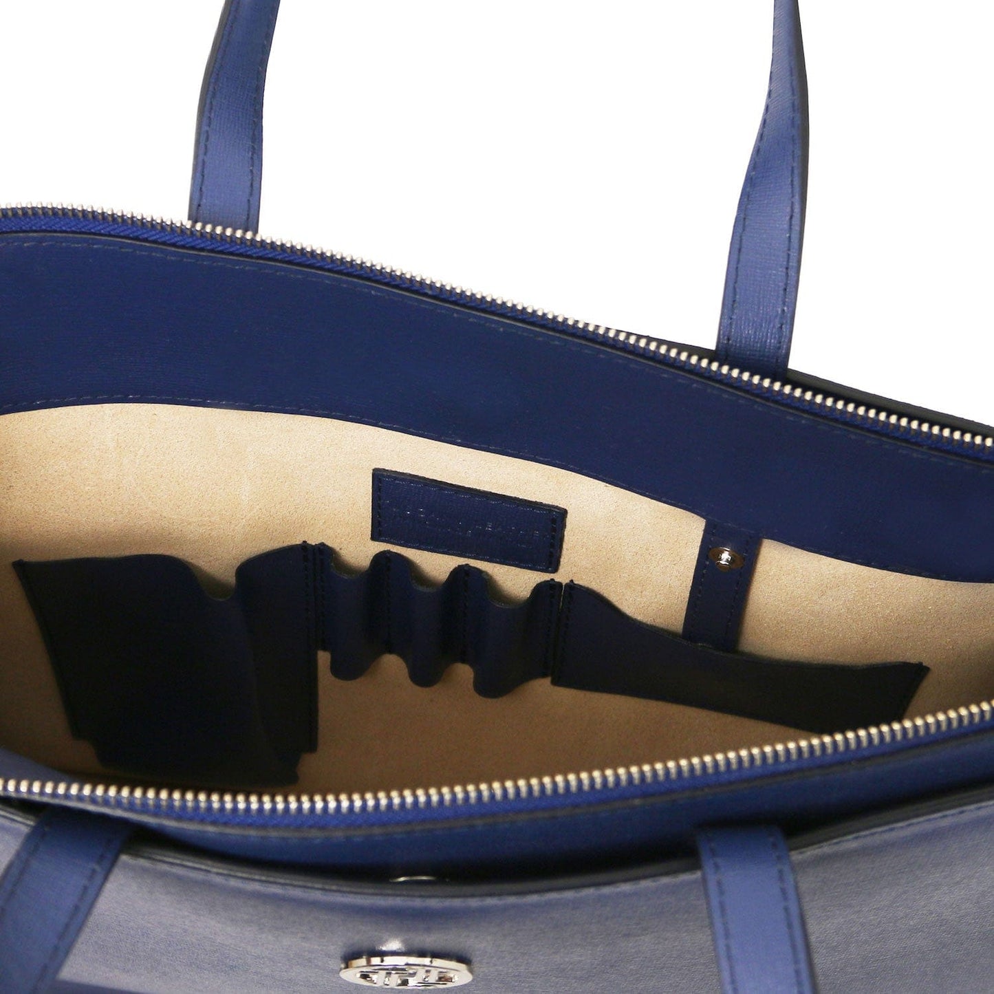 Palermo - Saffiano Italian leather briefcase 3-compartment for women | TL141369