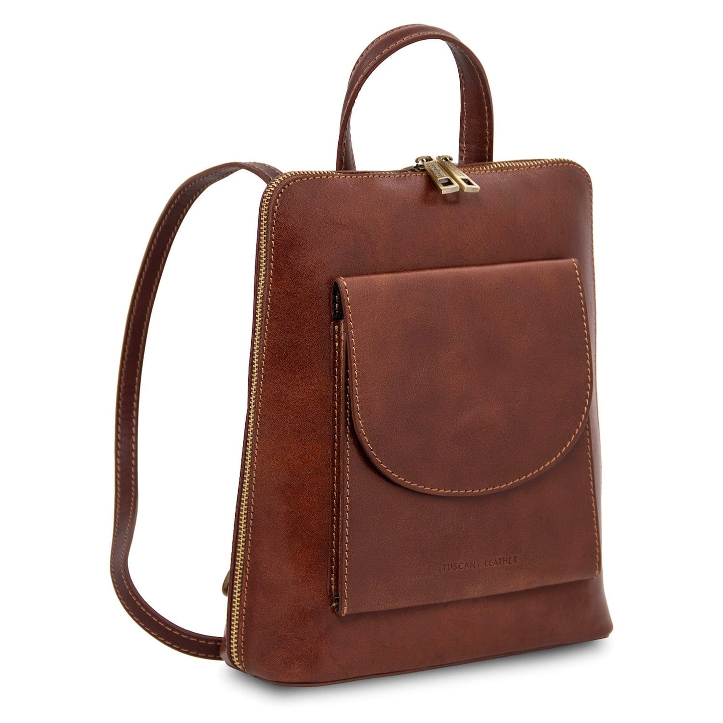 Paris - Small Convertible Leather Backpack For Women | TL142410