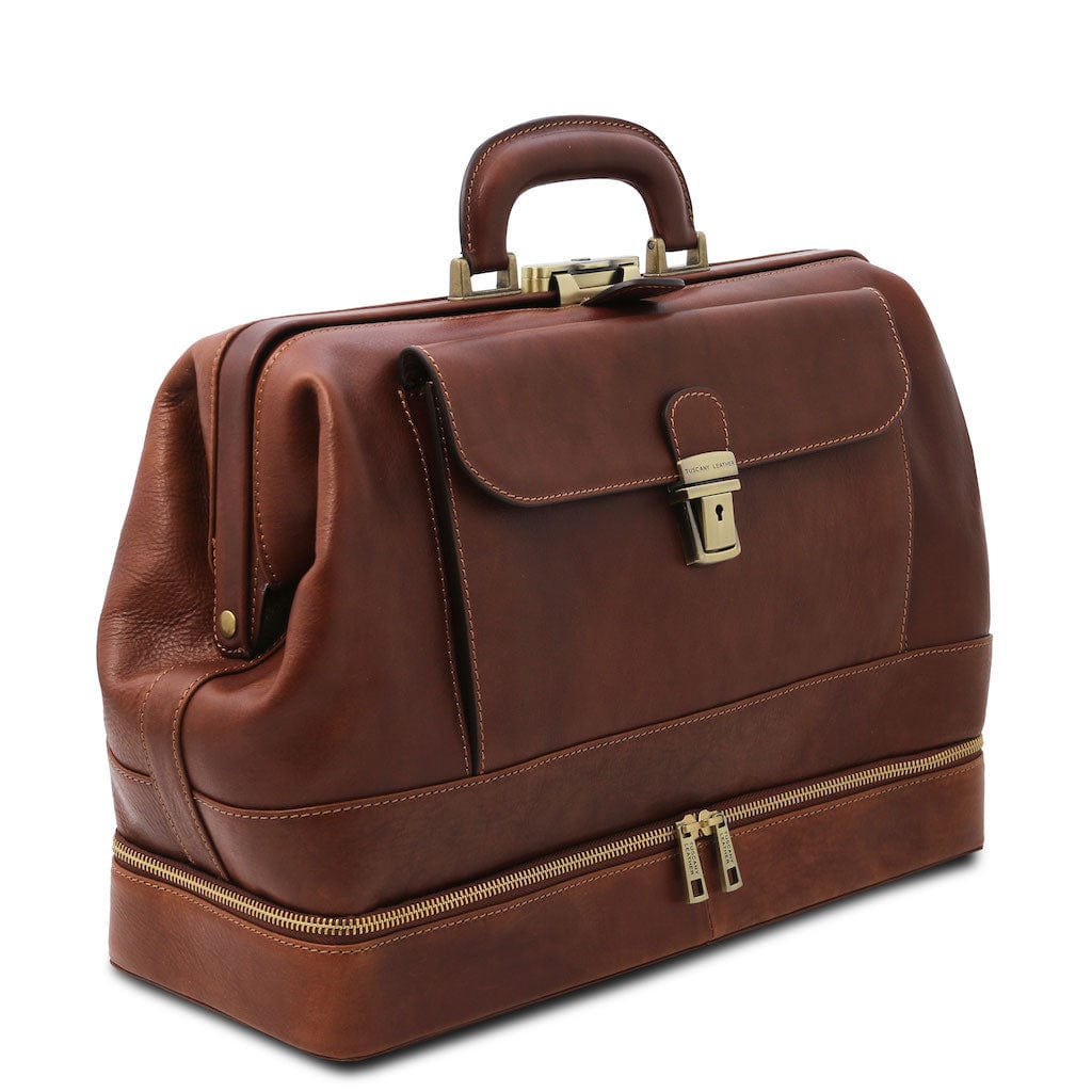 Giotto - Exclusive double-bottom leather doctor bag | TL142344