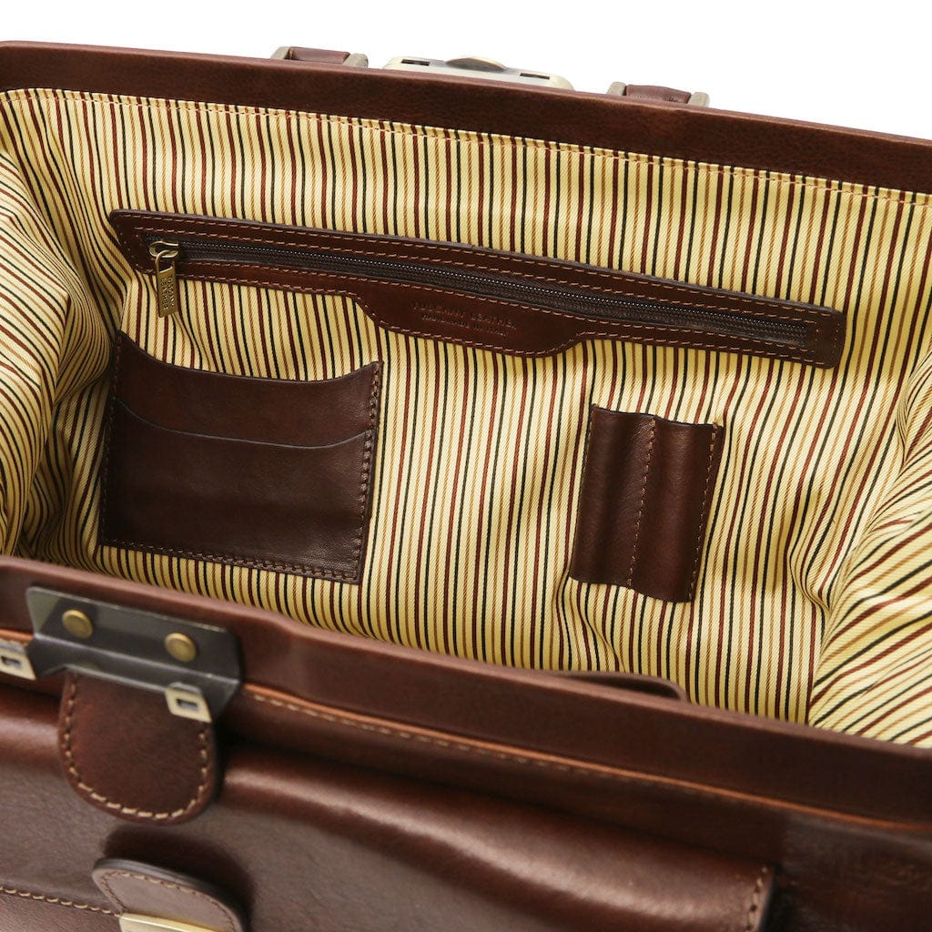 Giotto - Exclusive double-bottom leather doctor bag | TL142344