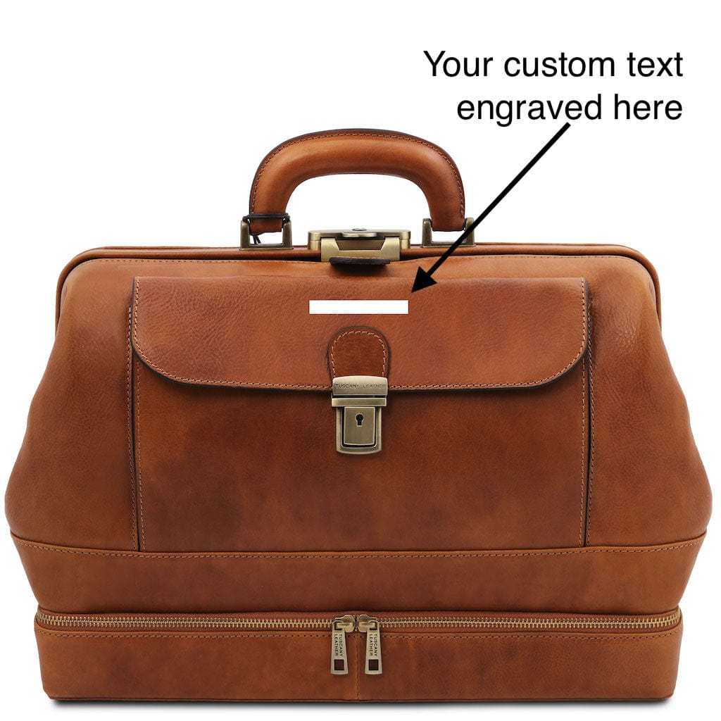 Giotto - Exclusive double-bottom leather doctor bag | TL142344
