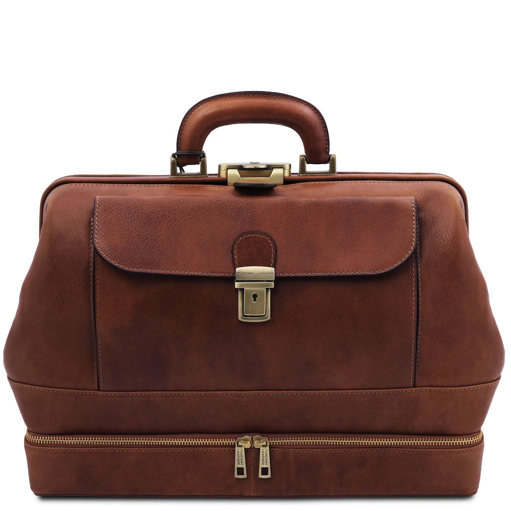 Giotto - Exclusive double-bottom leather doctor bag | TL142344