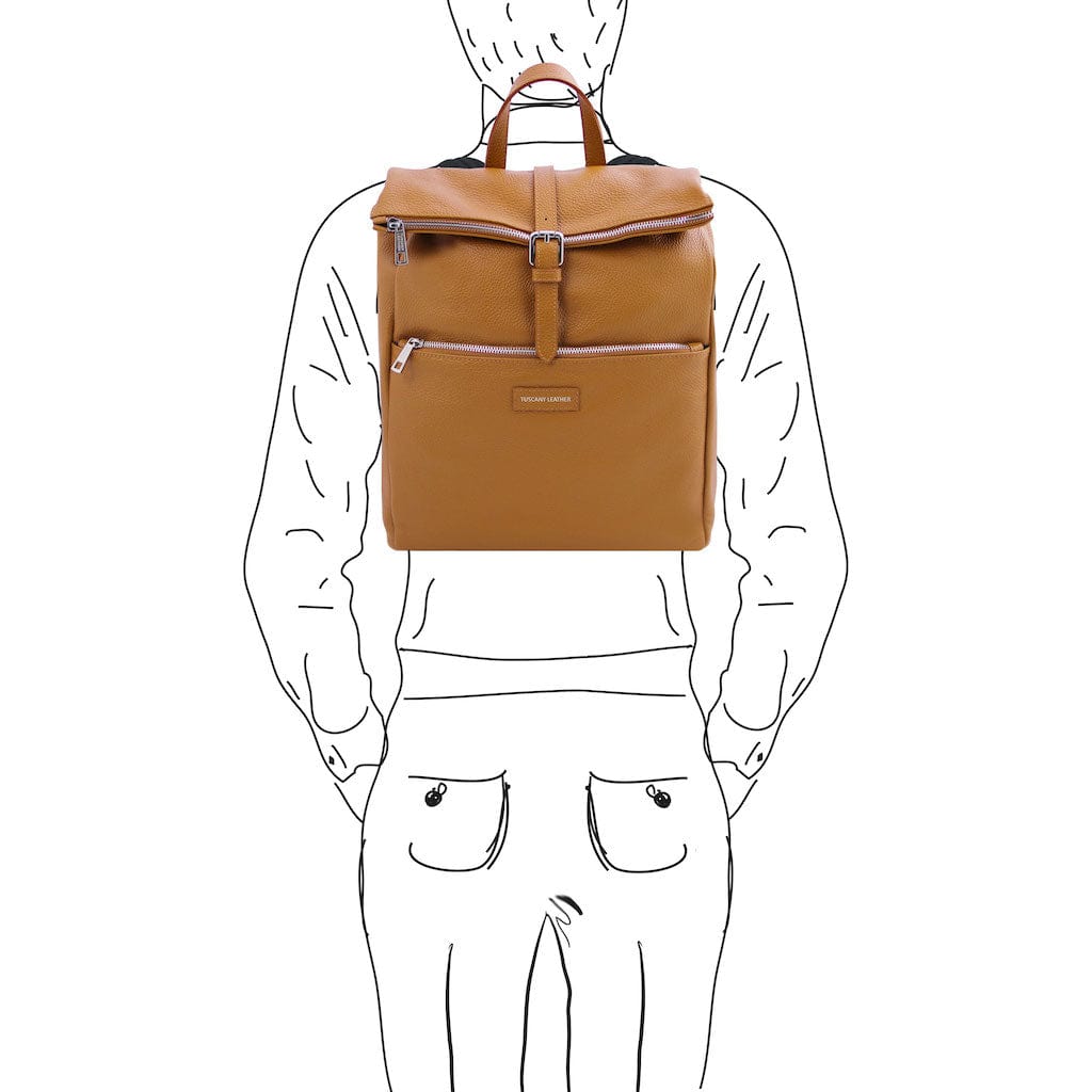 Denver - Soft leather backpack | TL142355