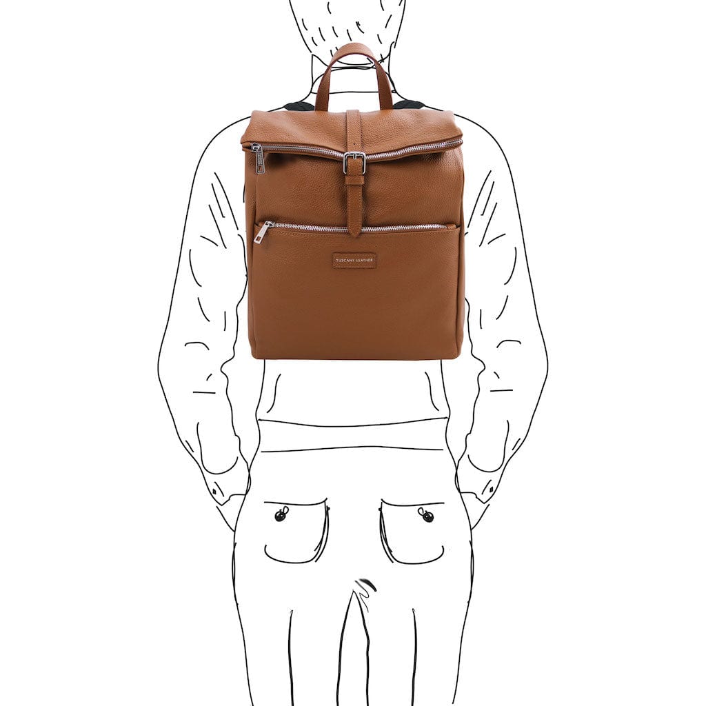 Denver - Soft leather backpack | TL142355