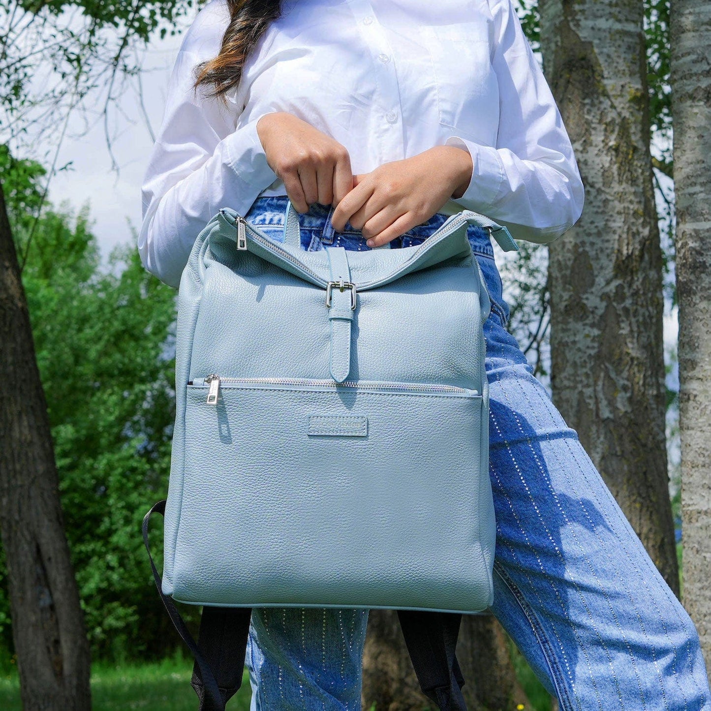 Denver - Soft leather backpack | TL142355