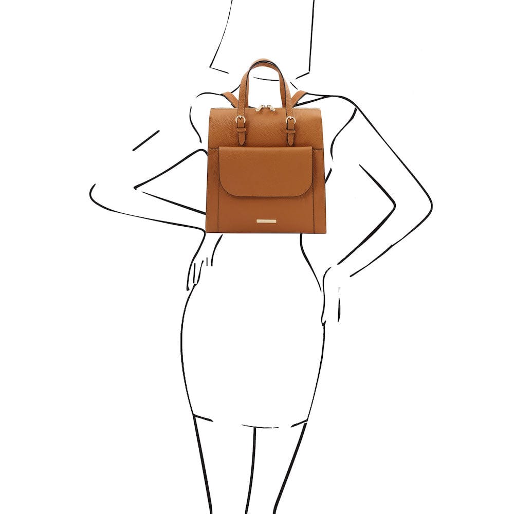 TL Bag - Italian Leather Convertible Backpack | TL142211