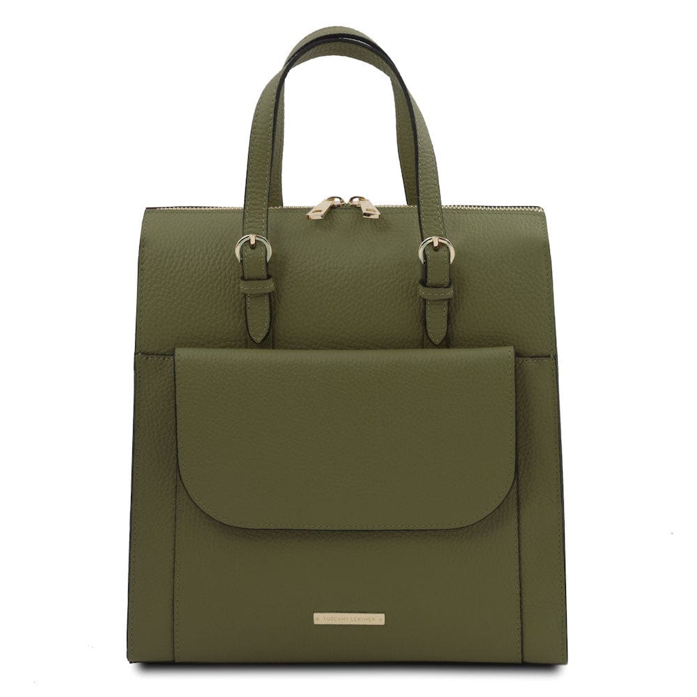 TL Bag - Italian Leather Convertible Backpack | TL142211