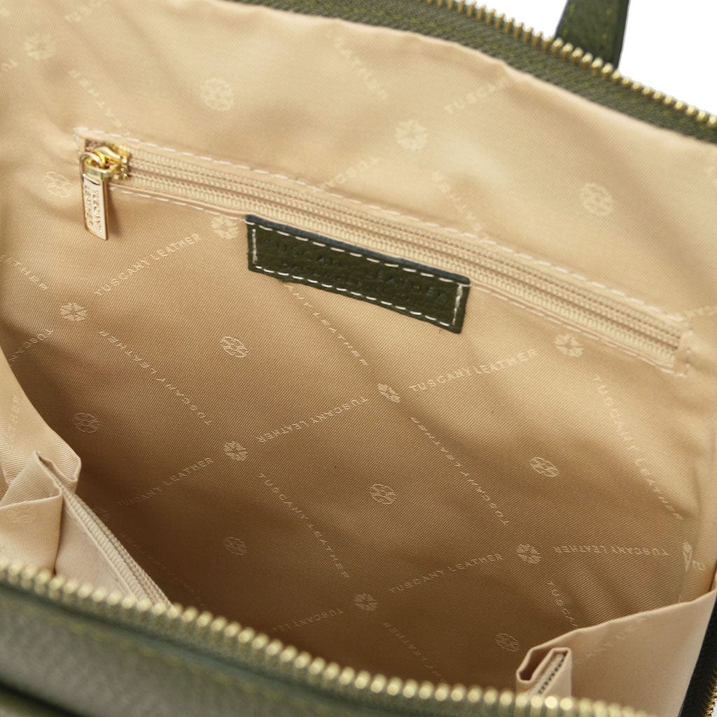 TL Bag - Small Convertible Leather Backpack For Women | TL142092