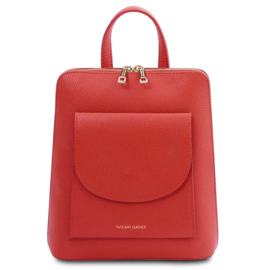 TL Bag - Small Convertible Leather Backpack For Women | TL142092