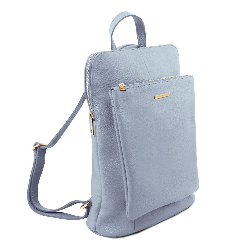 TL Bag - Soft leather backpack for women - 2-in-1 convertible backpack shoulder bag | TL141682