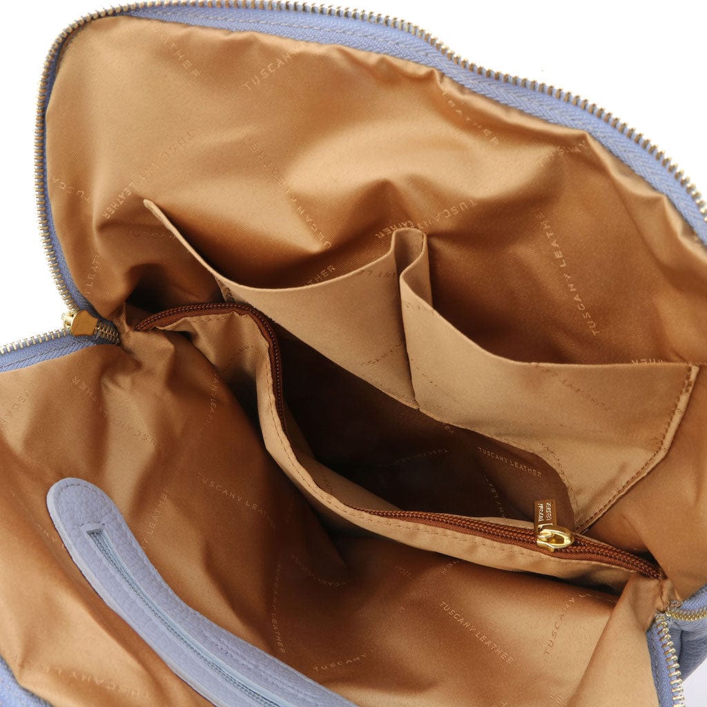 TL Bag - Soft leather backpack for women - 2-in-1 convertible backpack shoulder bag | TL141682