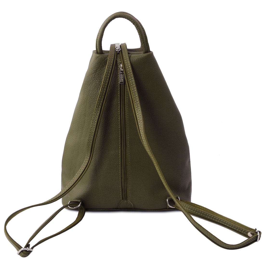 Shanghai - Italian leather backpack - pebbled leather | TL141881