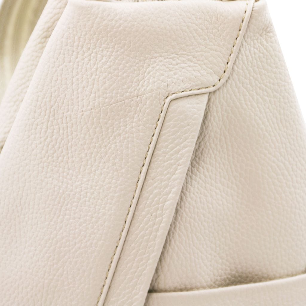 Shanghai - Italian leather backpack - pebbled leather | TL141881