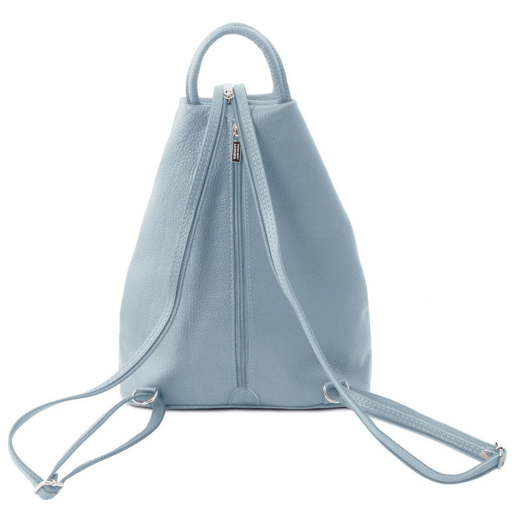 Shanghai - Italian leather backpack - pebbled leather | TL141881