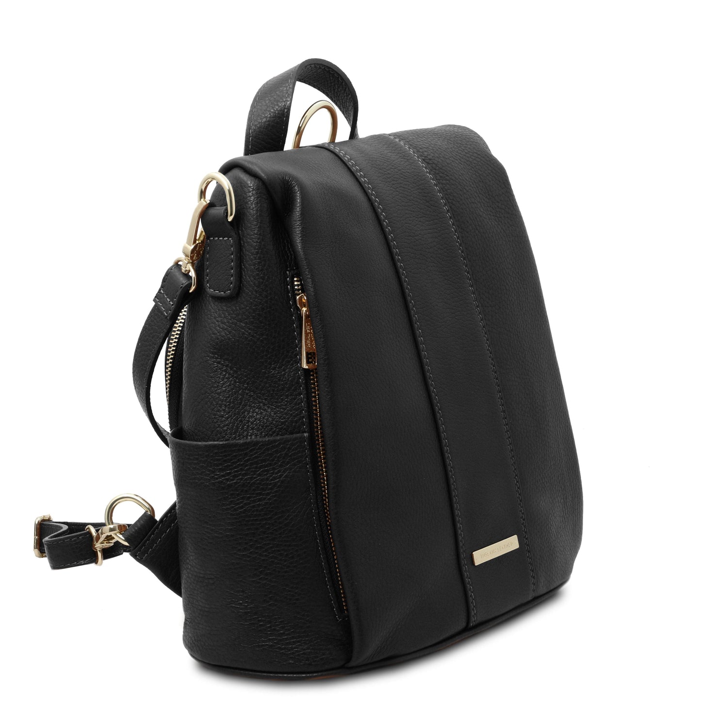 TL Bag - Soft leather backpack - convertible 2-in-1 backpack shoulder bag | TL142138