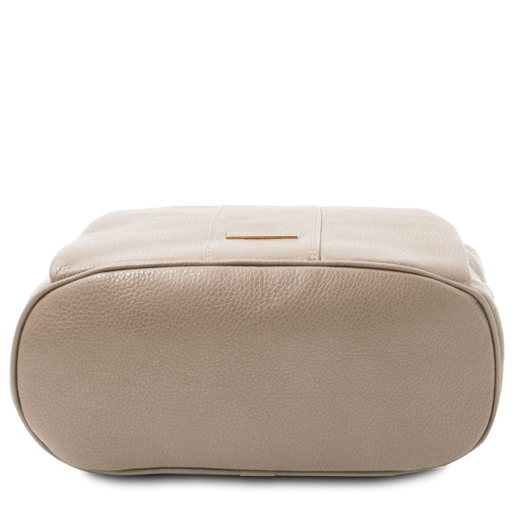 TL Bag - Soft leather backpack - convertible 2-in-1 backpack shoulder bag | TL142138