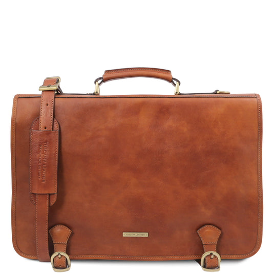 Ancona - Leather messenger bag | TL142073