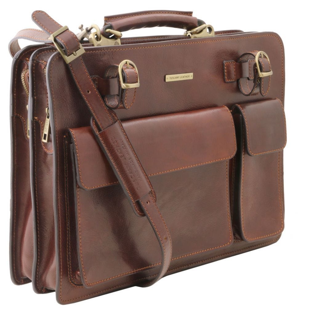 Venezia - Leather briefcase 2 compartments | TL141268