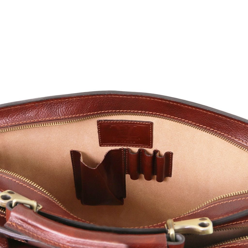 Venezia - Leather briefcase 2 compartments | TL141268