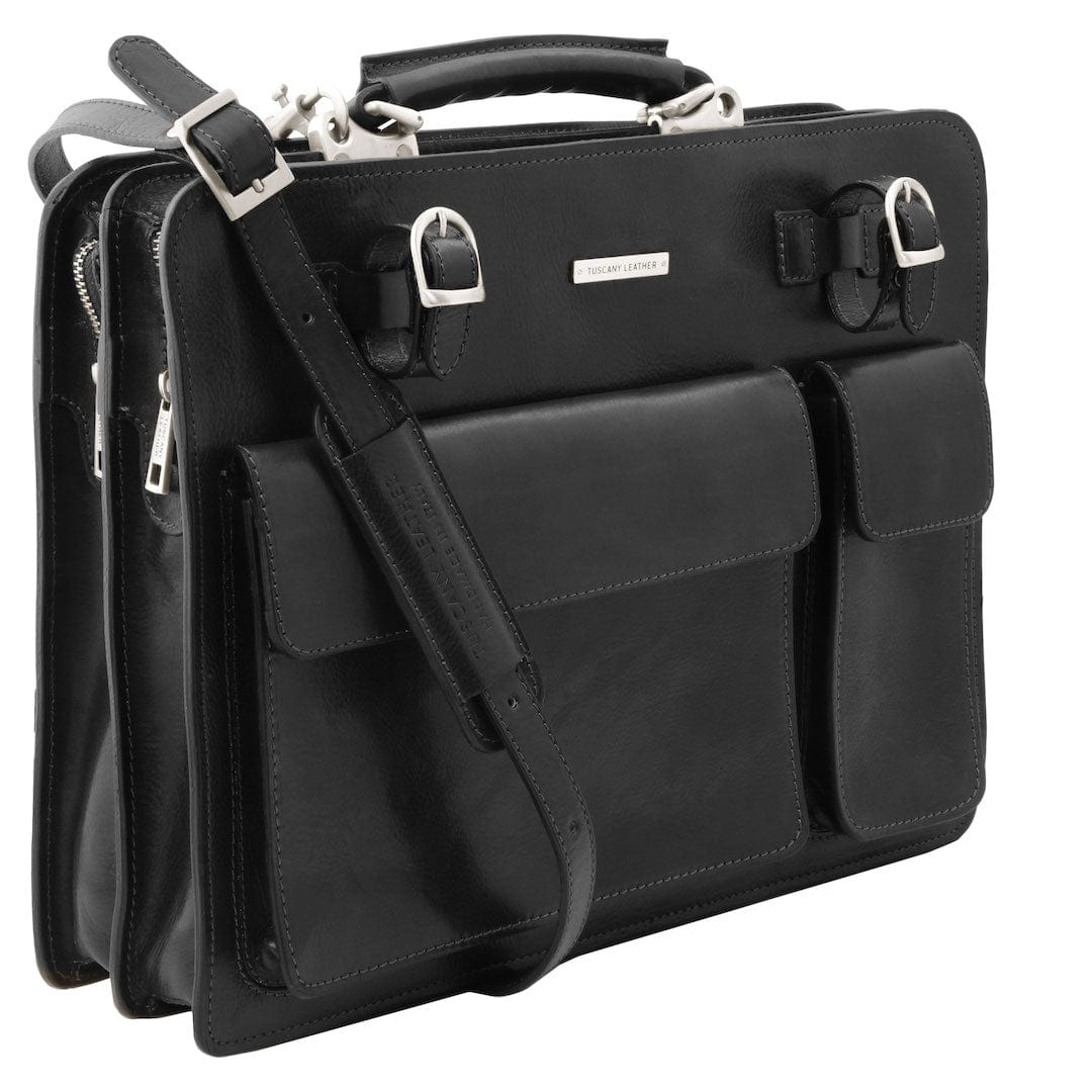 Venezia - Leather briefcase 2 compartments | TL141268