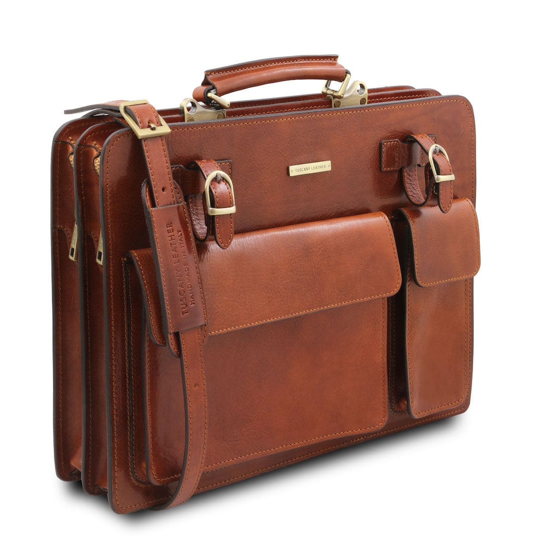 Venezia - Leather briefcase 2 compartments | TL141268