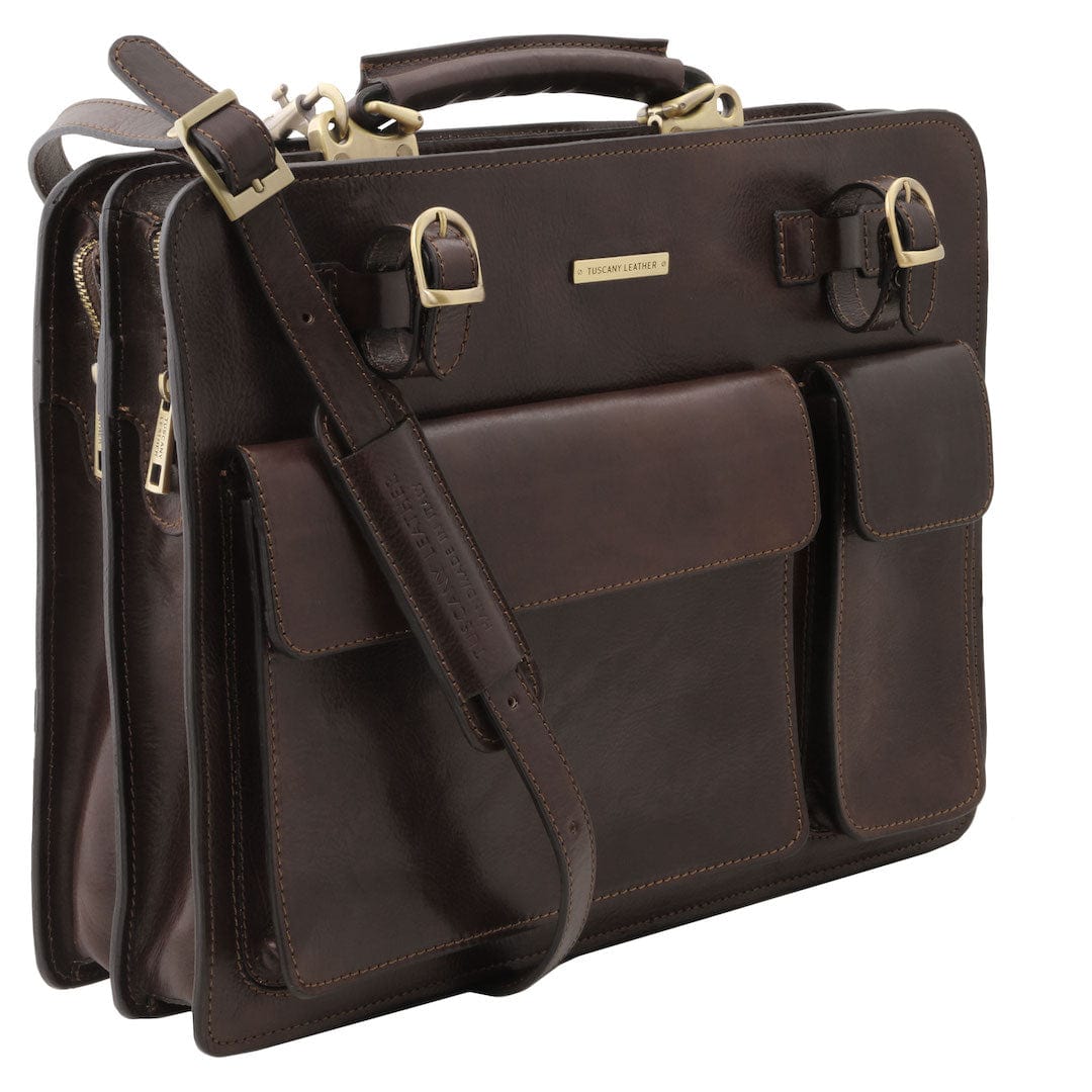 Venezia - Leather briefcase 2 compartments | TL141268
