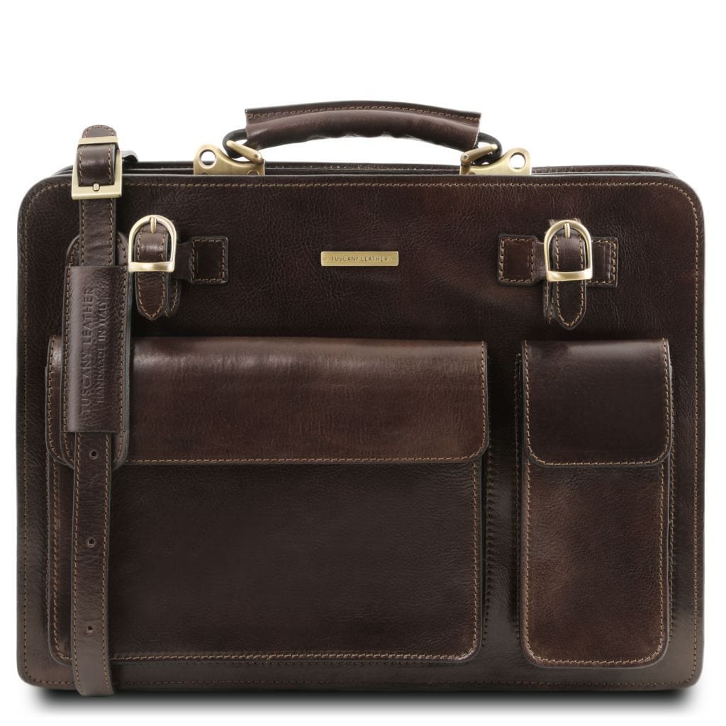 Venezia - Leather briefcase 2 compartments | TL141268